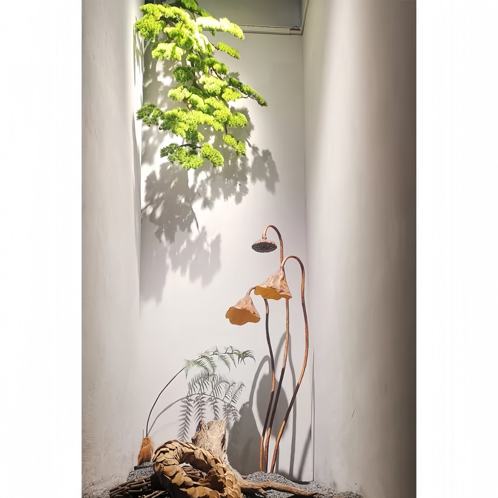 Nordic Style Lotus Leaf Tree Floor Lamp Home Art Deco, Lotus Leaf Floor Light Fixture